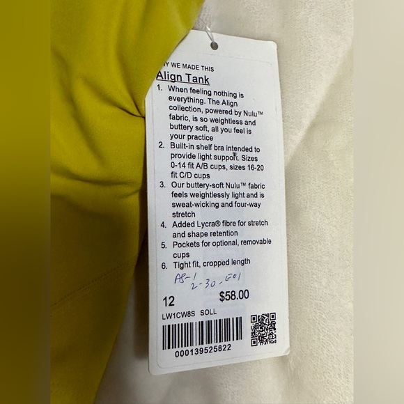 Lululemon Align Tank - Picture 4 of 4